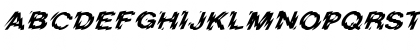 Blur-Extended Italic Font