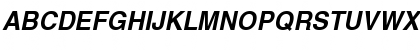 Helvetica-BoldOblique Regular Font