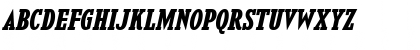 Kingsbridge SemiCondensed Bold Italic Font