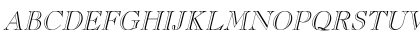 Lara Italic Hollow Italic Font