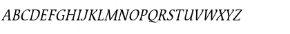Mirror-Condensed Italic Font