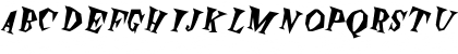 SpunkExtended Italic Font