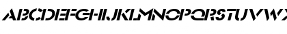 Stencil Sans-Extended Italic Font