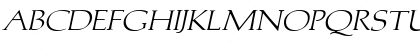 Trajans-Caps-Extended Italic Font