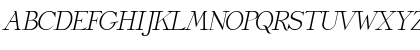 Olympus Italic Font