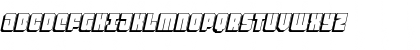 Homebase Super 3D Italic Regular Font