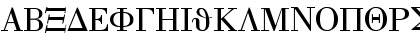 Markdings Greek Regular Font