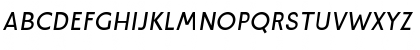 Modeco Trial Obl Italic Font