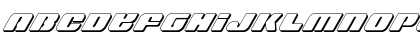Capricus 3D Italic Italic Font