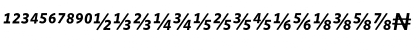 WhitneyNumeric SemiboldItalic Font