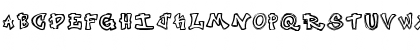 PC Graffiti Outline Regular Font