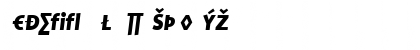 ProfileXP Black Italic Font