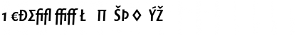 QuadraatSansCon Bold Italic Font
