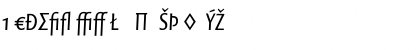 QuadraatSansCon Italic Font