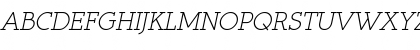 Register Serif BTN SC Oblique Font