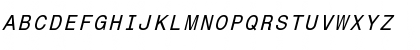 CorporateMonoItalic Italic Font
