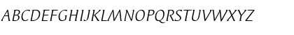 SyndorOSITC Italic Font