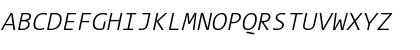 TheSansMono Light Italic Font