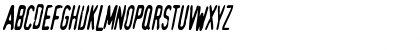 TopSecretCondensed Oblique Font