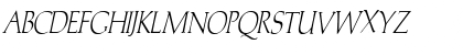 Trajan'sCapsCondensed Italic Font