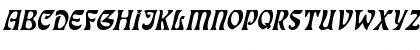 Cursed 5 Italic Font