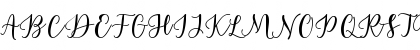 Estafet Letter Script Med Regular Font