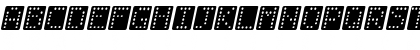 Domino bred kursiv Regular Font