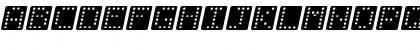 Domino square kursiv Regular Font
