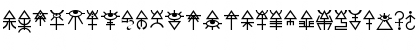 Eldar Runes Normal Font