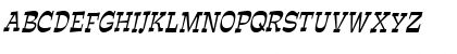 Expose Thin Condensed Italic Font