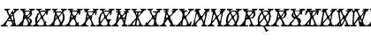 JMH Typewriter mono Fine Cross Italic Font