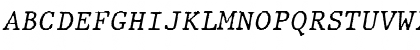 JMH Typewriter mono Italic Font
