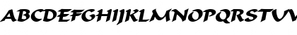 FlatBrushWide BoldItalic Font
