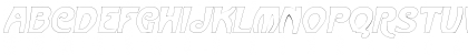 FrenchBeanOutline Oblique Font