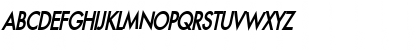 Fusi Condensed Bold Italic Font