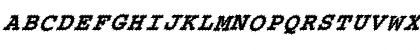 FZ BASIC 54 SPIKED ITALIC Normal Font
