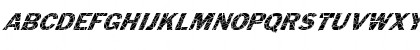 FZ BASIC 56 CRACKED ITALIC Normal Font