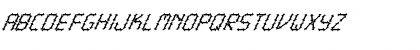 FZ DIGITAL 10 SPIKED ITALIC Normal Font