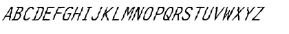 FZ DIGITAL 4 WAVEY ITALIC Normal Font