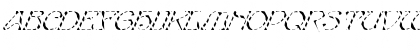 FZ JAZZY 20 STRIPED ITALIC Normal Font