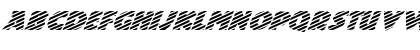 FZ JAZZY 24 STRIPED ITALIC Normal Font