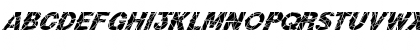 FZ JAZZY 36 CRACKED ITALIC Normal Font