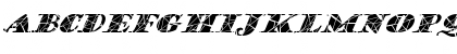 FZ JAZZY 38 CRACKED ITALIC Normal Font