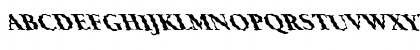 FZ ROMAN 24 WAVEY LEFTY Normal Font