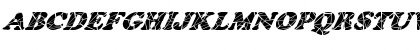 FZ ROMAN 4 CRACKED ITALIC Normal Font