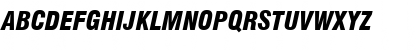 HalvettBlackCond Italic Font