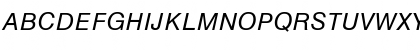 HelveticaGreek Upright Italic Font