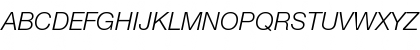 Helvetica Neue LT Com 46 Light Italic Font