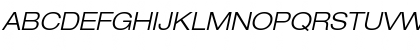 Helvetica43-ExtendedLight LightItalic Font