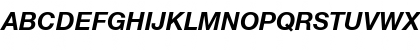 Helvetica76 BoldItalic Font